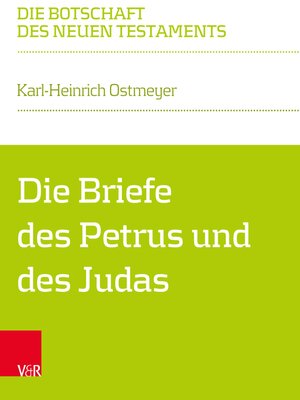 cover image of Die Briefe des Petrus und des Judas